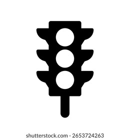 Ampelsymbol. Vektorgrafik.