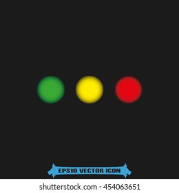 Traffic light icon vector illustration EPS 10.