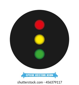 Traffic light icon vector illustration EPS 10.