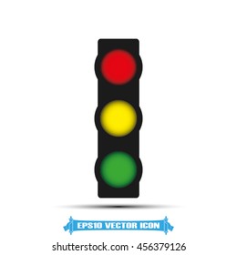 Traffic light icon vector illustration EPS 10.