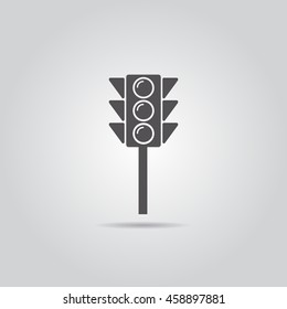 Traffic Light Icon, Vector Illustration