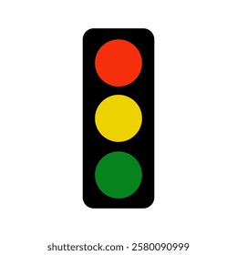 Traffic light icon. Vector image