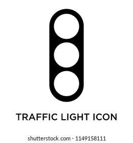 Traffic light icon vector isolated on white background for your web and mobile app design, Traffic light logo concept