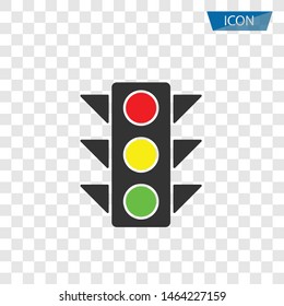 traffic light icon vector isolated on a white background