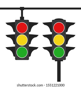 Traffic light icon - vector. Traffic light icon isolated. Traffic light icon in flat style.