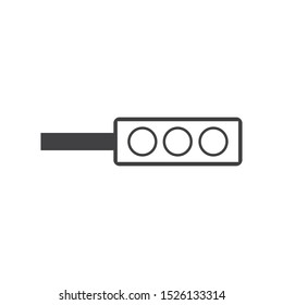 Traffic light icon vector royality