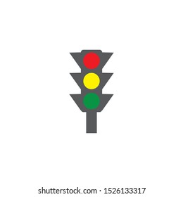 Traffic light icon vector royality