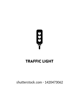 traffic light icon vector. traffic light sign on white background. traffic light icon for web and app