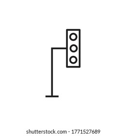 traffic light icon vector sign symbol