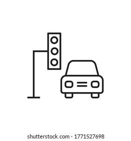 traffic light icon vector sign symbol