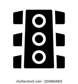 Traffic Light Icon Vector Symbol Design Illustration