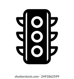 Traffic Light Icon Vector Symbol Design Illustration