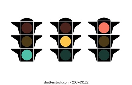 Traffic light icons