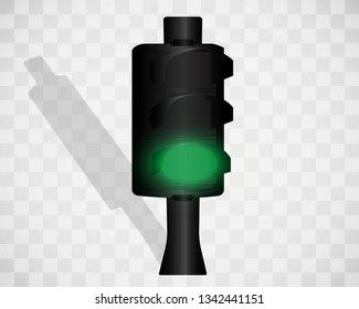 
Traffic light - illustration on white background.