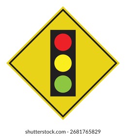 traffic light information sign icon vector