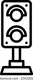 Symbol für die Lichtleitlinie - Einzelsymbol, Vektorgrafik