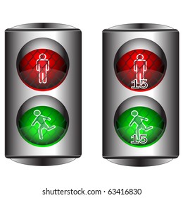 Traffic light for people