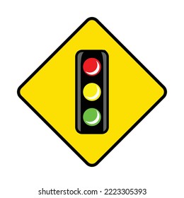 regulaciones de semáforo, con una descripción del significado de los colores en los semáforos, aptas para ilustración, educación, aprendizaje y logotipos. aprender señales de tráfico