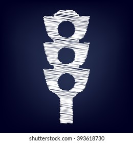 Traffic light sign