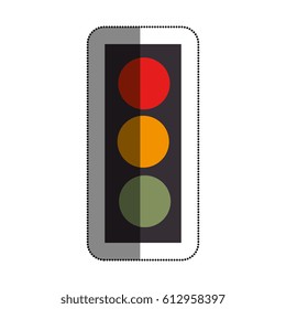 traffic light sign icon