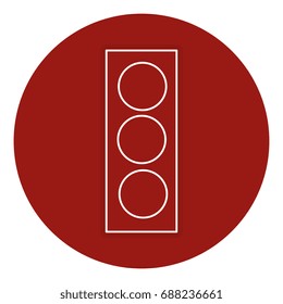 traffic light sign icon