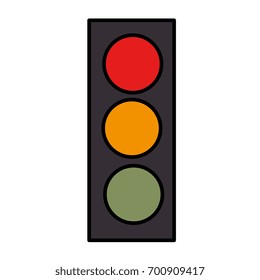 traffic light sign icon