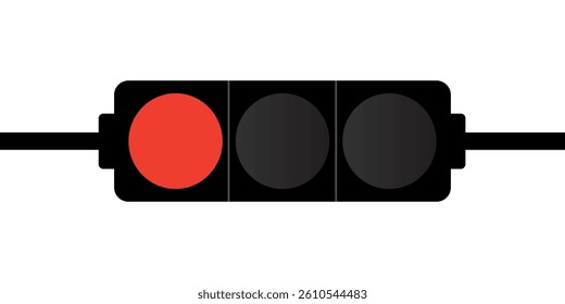Traffic light sign icon, vector illustration
