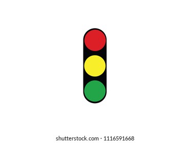 Traffic light sign semaphore - lamp - stop