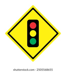 Traffic light sign vector. Traffic light sign isolated on white background