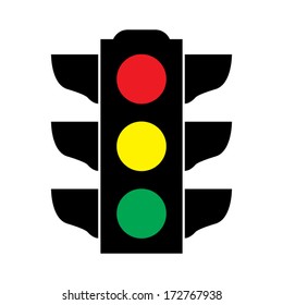 Traffic Light Signal - Vector Icon