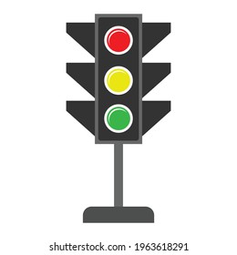 
traffic light symbol vector illustration