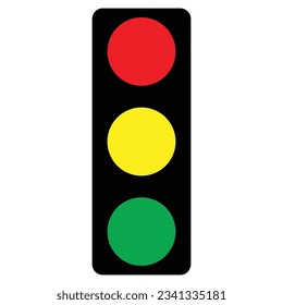 traffic light symbol vector illustration