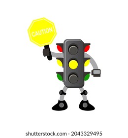 ilustración de diseño de vector de semáforo