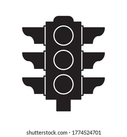 traffic light vector. editable. highway icon. vector illustration