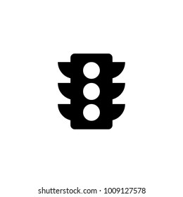 Traffic light vector icon