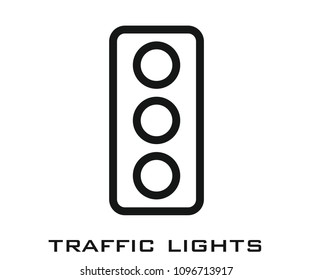 Traffic light vector icon