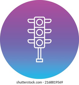 Traffic Light Vektorsymbol. Kann für Druck-, Mobil- und Web-Anwendungen verwendet werden.
