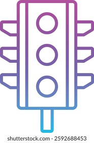 Traffic Light vector icon. Can be used for printing, mobile and web applications.