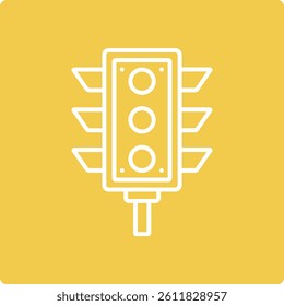Traffic Light vector icon. Can be used for printing, mobile and web applications.