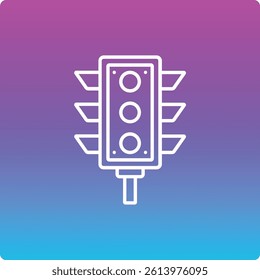 Traffic Light vector icon. Can be used for printing, mobile and web applications.