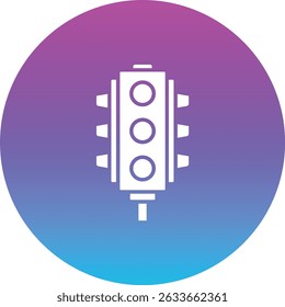 Traffic Light vector icon. Can be used for printing, mobile and web applications.