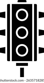Traffic Light vector icon. Can be used for printing, mobile and web applications.