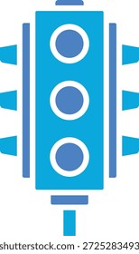 Icono de Vector de semáforo. Se puede utilizar para aplicaciones de impresión, móviles y de Web.