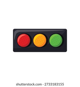 Traffic light vector, traffic light icon, traffic light clip art, clip art traffic light, isolated on white background