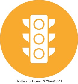 Traffic light Vector Icon Design Illustration