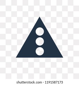 Traffic light vector icon isolated on transparent background, Traffic light transparency concept can be used web and mobile