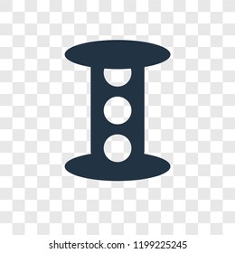 Traffic light vector icon isolated on transparent background, Traffic light transparency logo concept
