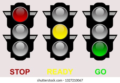 Traffic Light Vector Icons