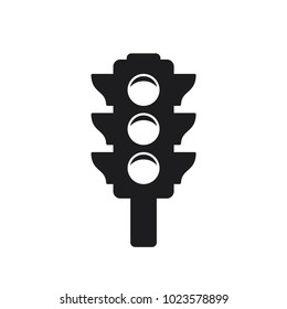 traffic light, vector illustration 