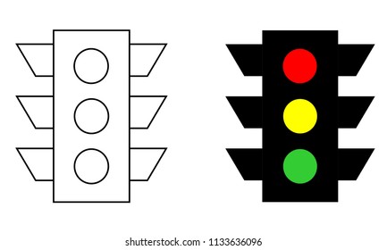 Traffic Light Vector Illustration
